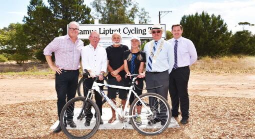 shamus liptrot cycling trail opening